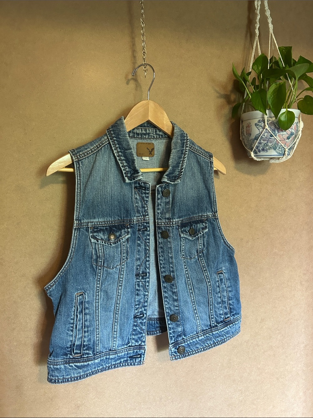 American Eagle XL Denim Vest